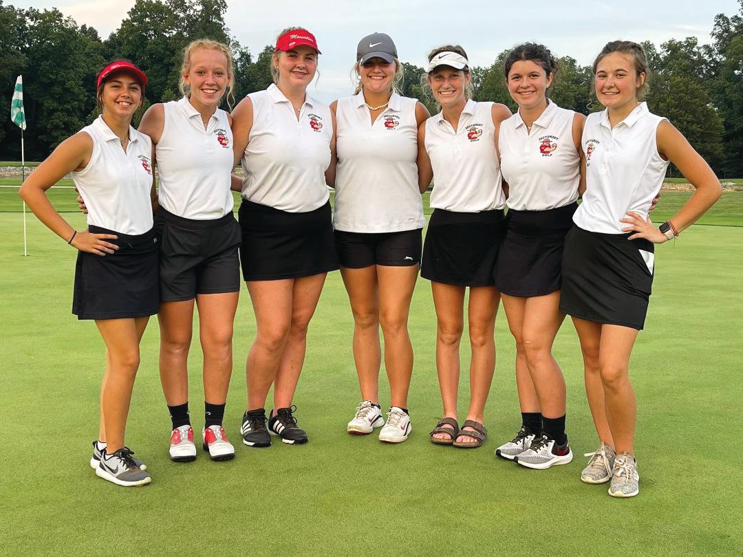The Southmont girls golf team owns the school record for low 9-hole team score of 160.